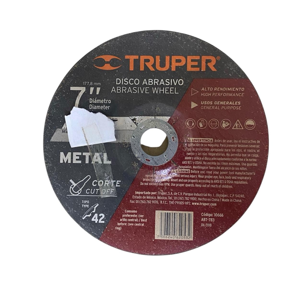 Disco De Corte Metal 7